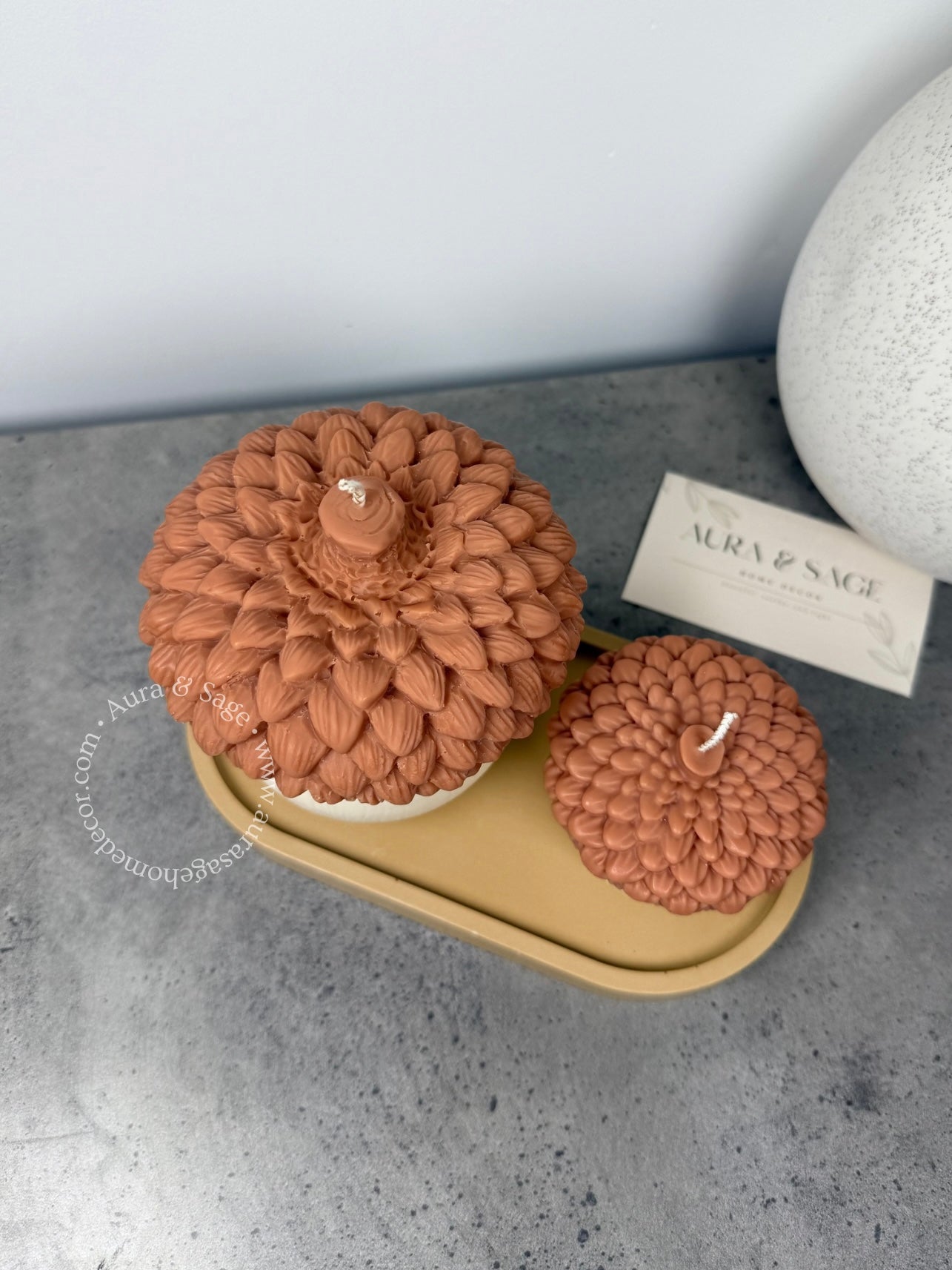 Acorn Soy Candles Set of 2