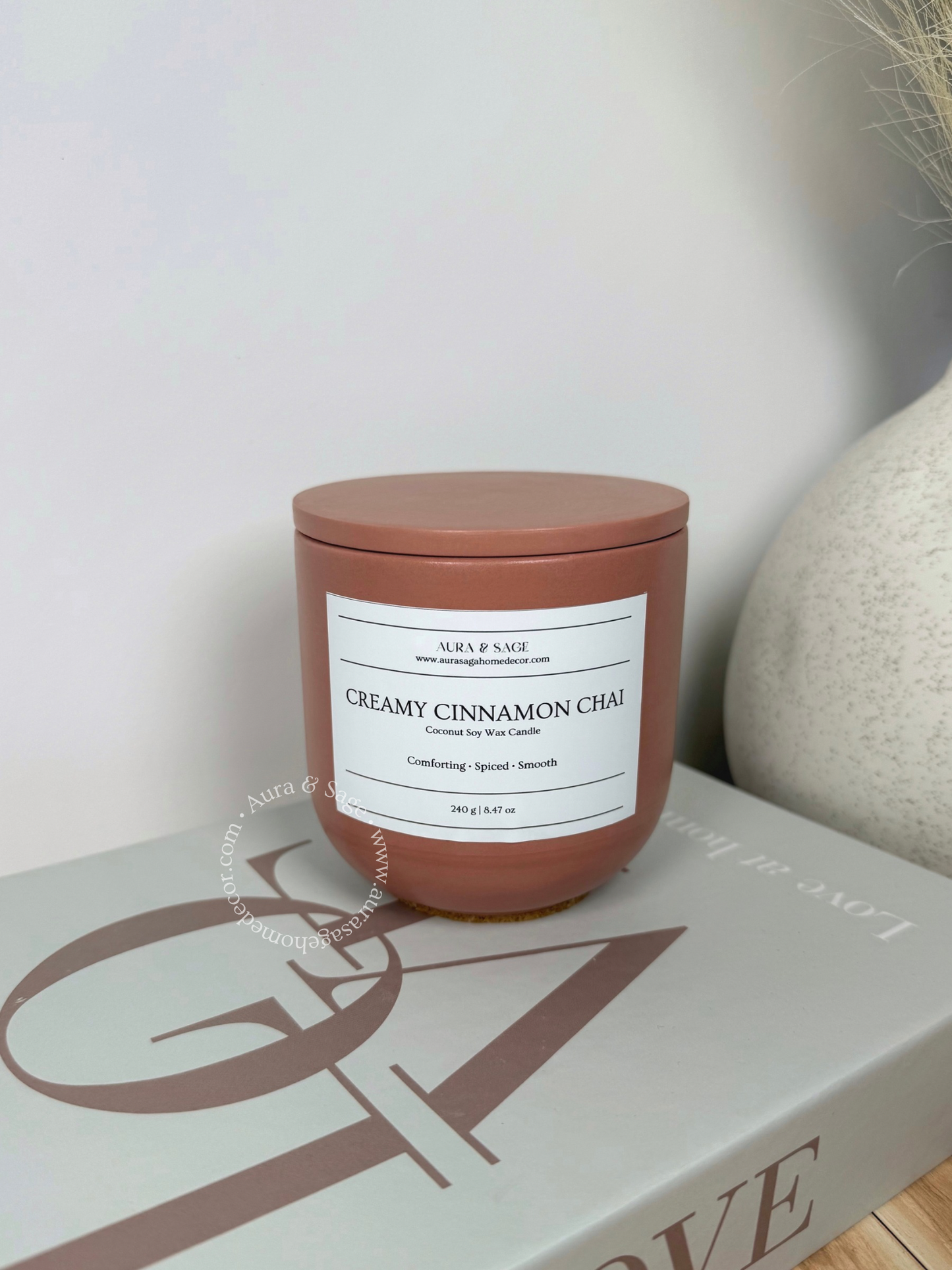 Creamy Cinnamon Chai Scented Candle | Autumn Reverie Collection