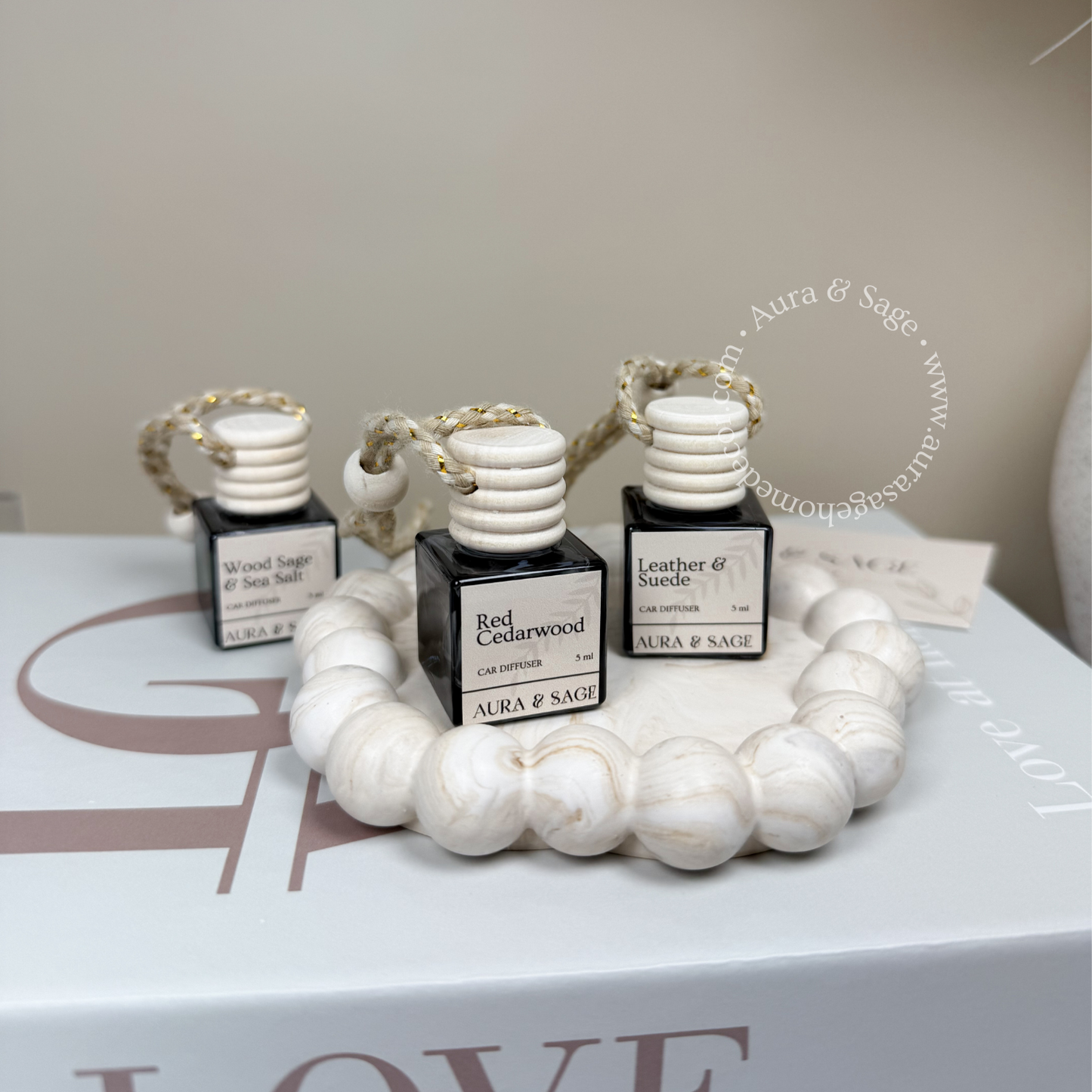 Hanging Car Diffuser - Lakeside Morning, 5ml