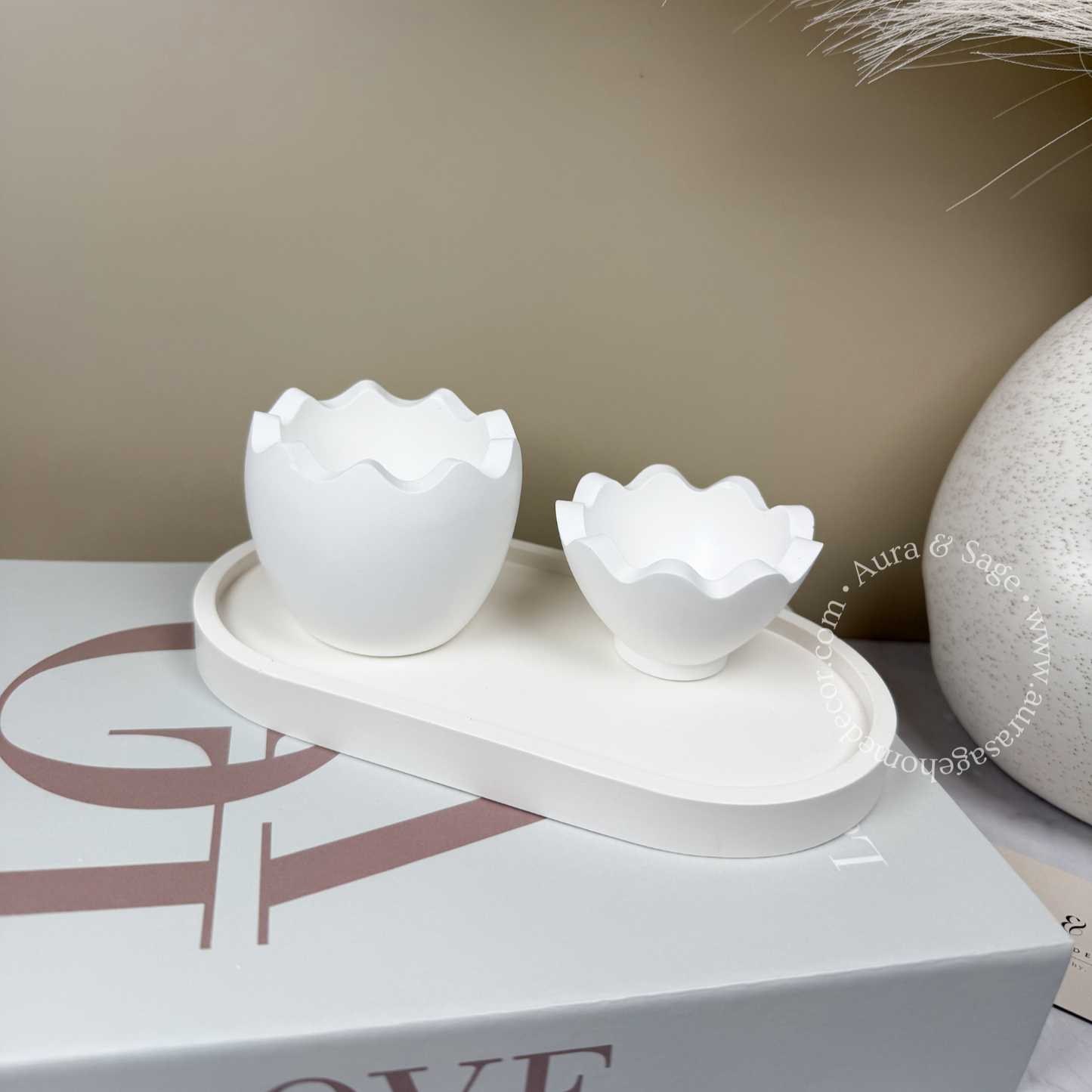 Cracked Egg Easter Jar With Lid | Candle Holder