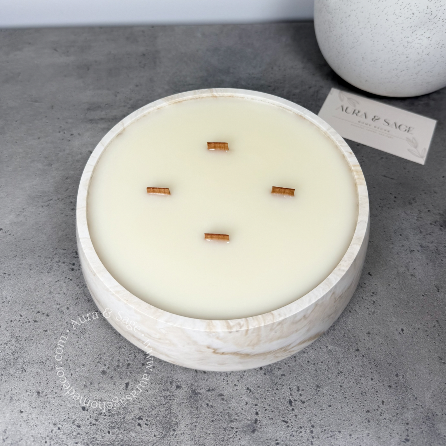 Lumo | Luxe 4-Wick Wooden Candle