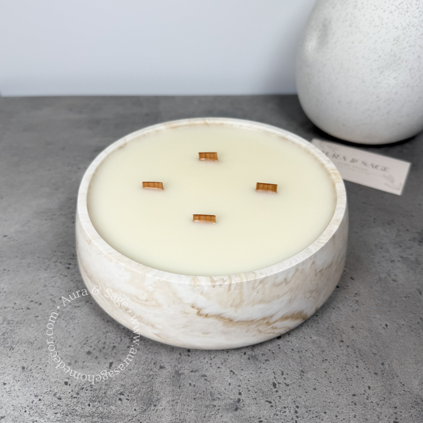 Lumo | Luxe 4-Wick Wooden Candle