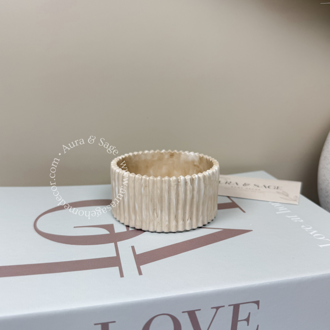 Stripped Jewelry Jar