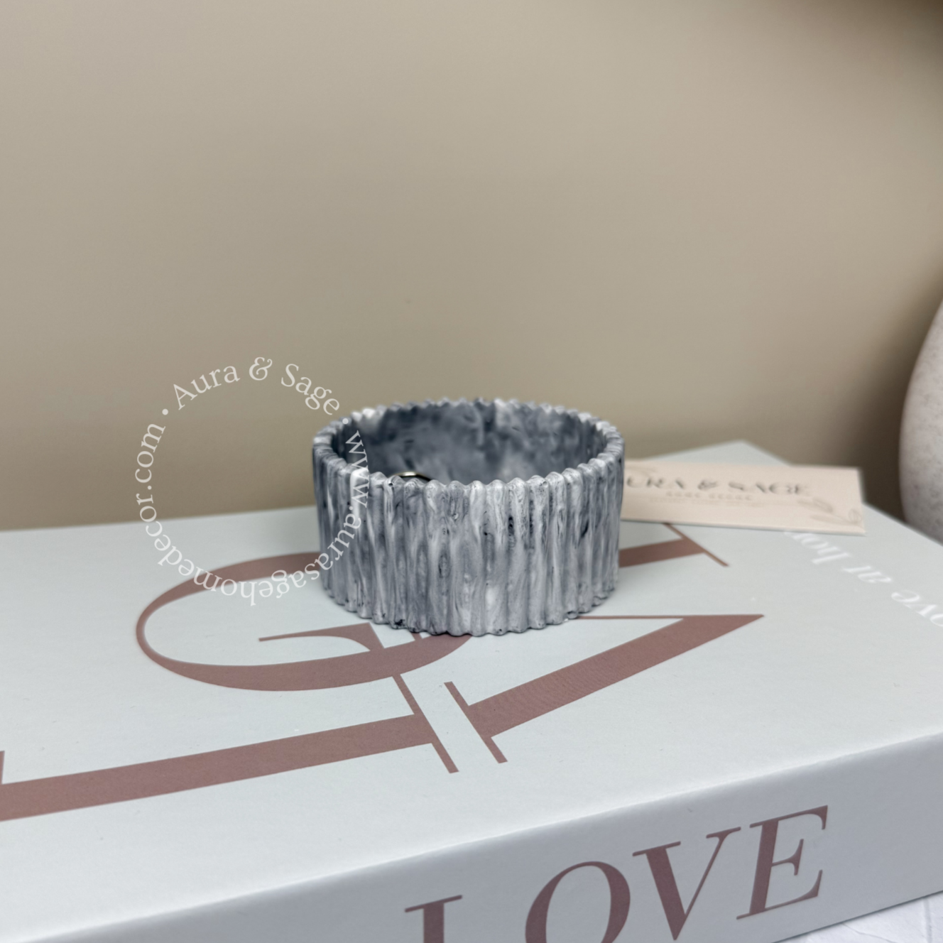 Stripped Jewelry Jar