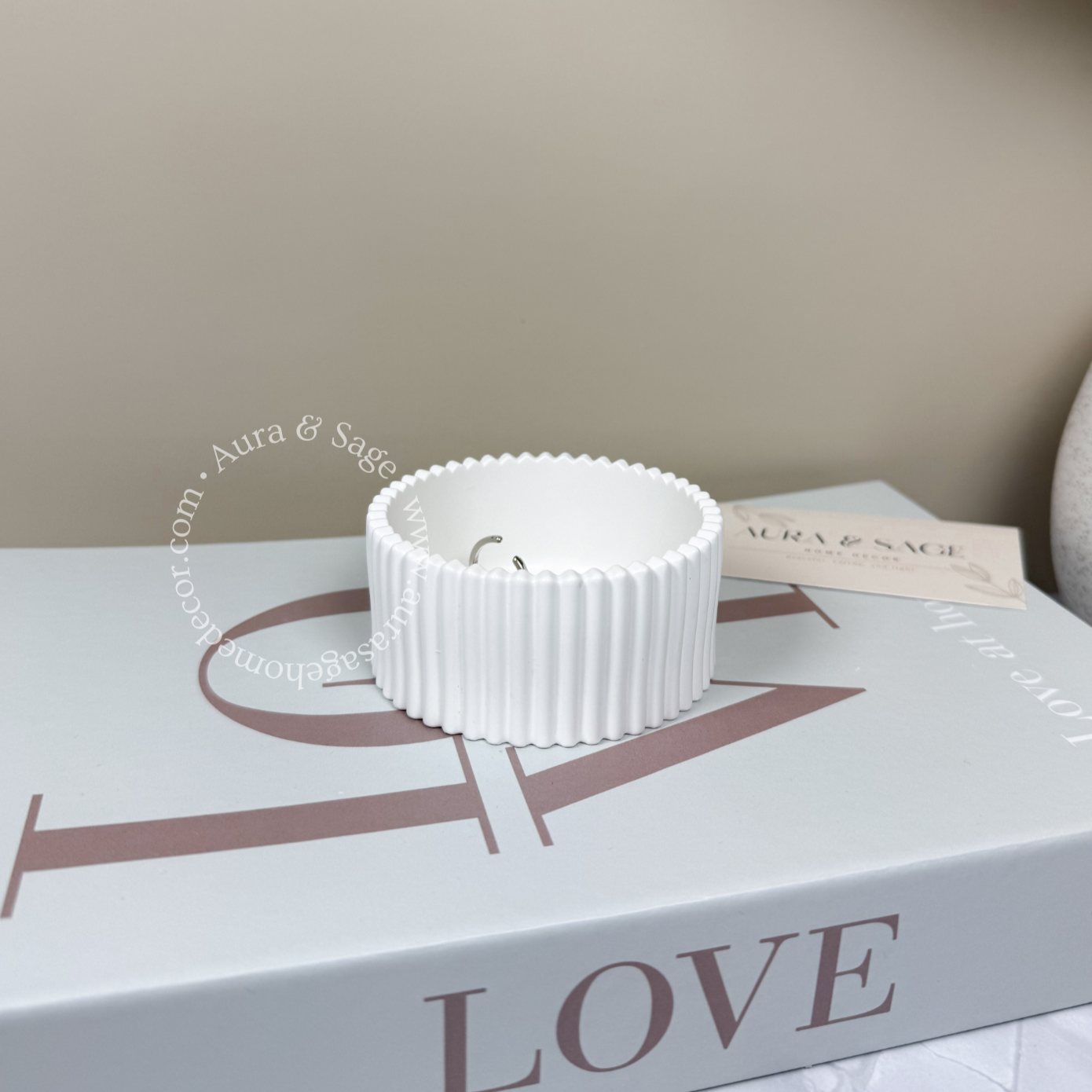 Stripped Jewelry Jar