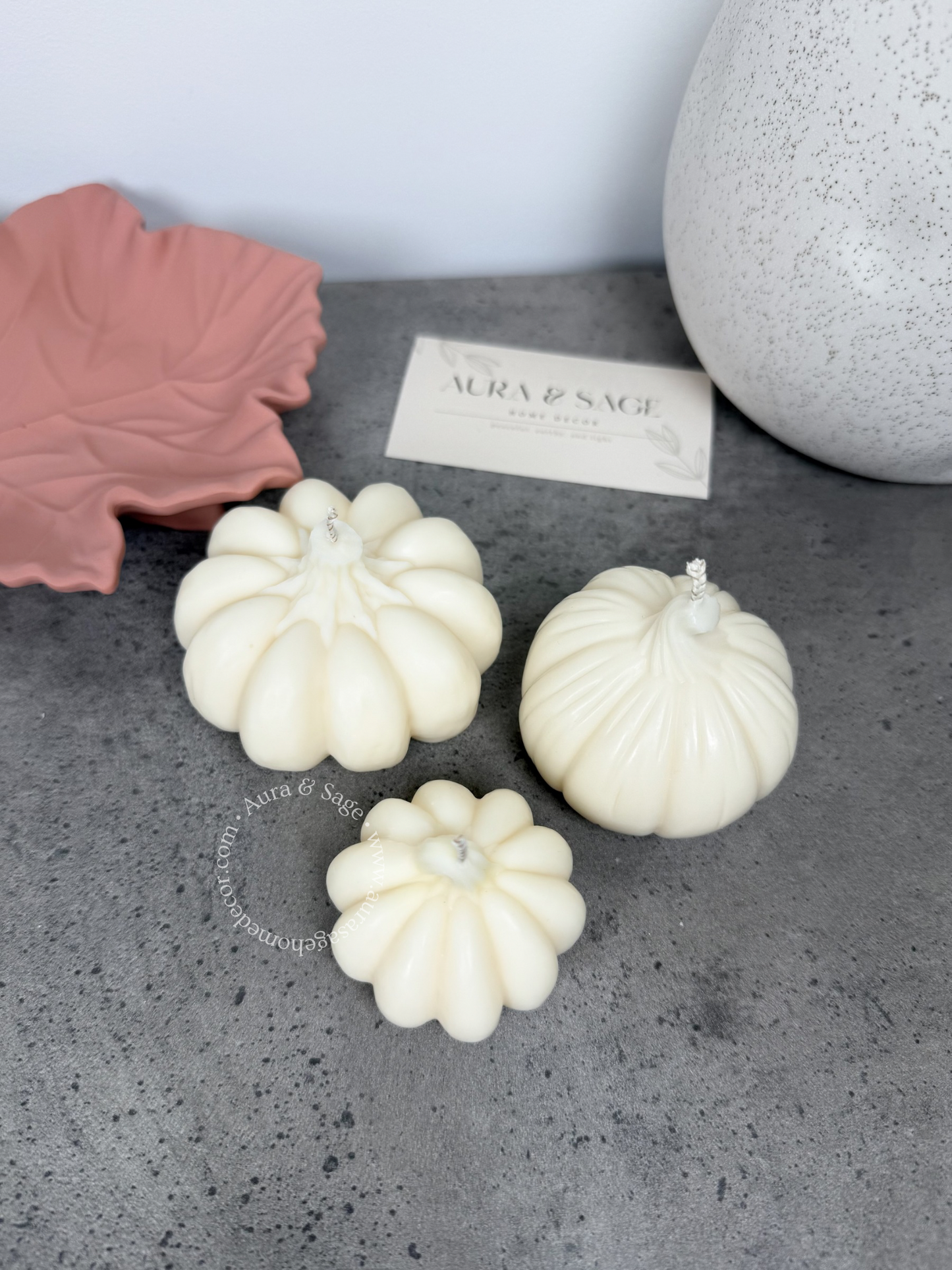 Pumpkins Soy Candles Set of 3