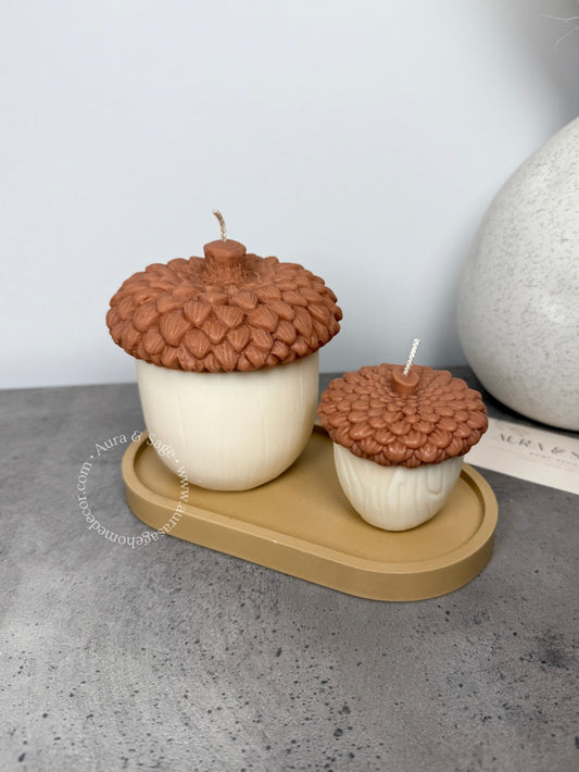 Acorn Soy Candles Set of 2