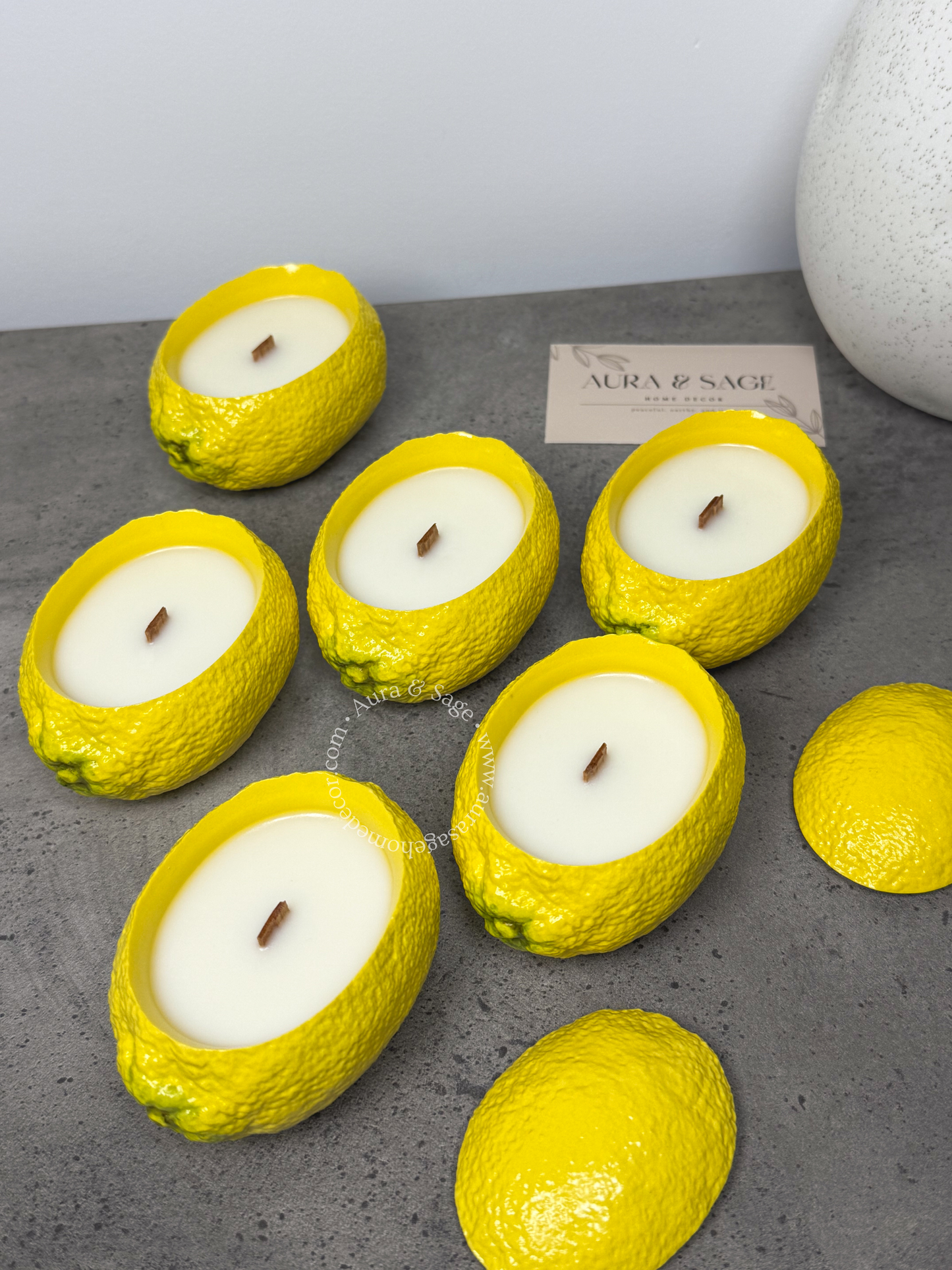 Velvet Lemon | Scented Coconut-Soy Wax Candle