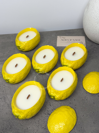 Velvet Lemon | Scented Coconut-Soy Wax Candle