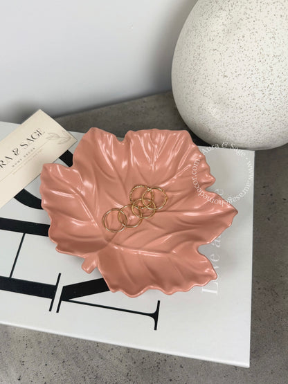 Maple Leaf Decorative Tray | Seasonal Autumn Decor