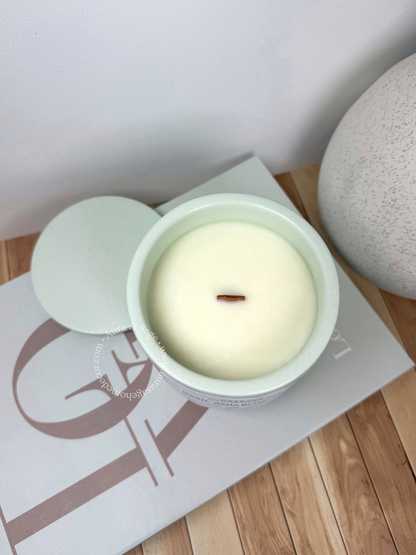 Basil & Bosc Pear Scented Candle | Autumn Reverie Collection