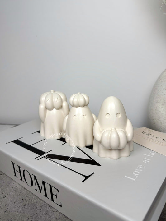 Pumpkin Ghost Decor