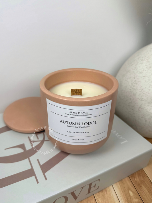 Autumn Lodge Scented Candle | Autumn Reverie Collection
