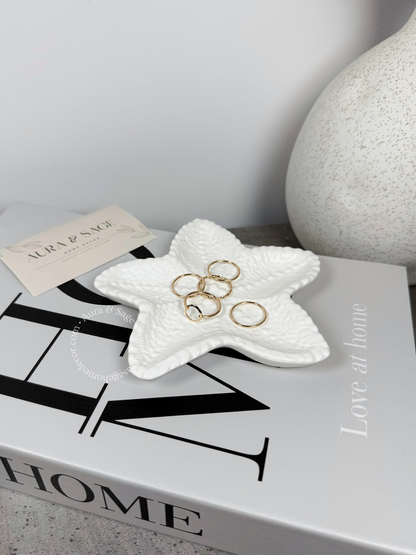 Starfish Decorative Tray | Jewelry Holder | Trinket Tray