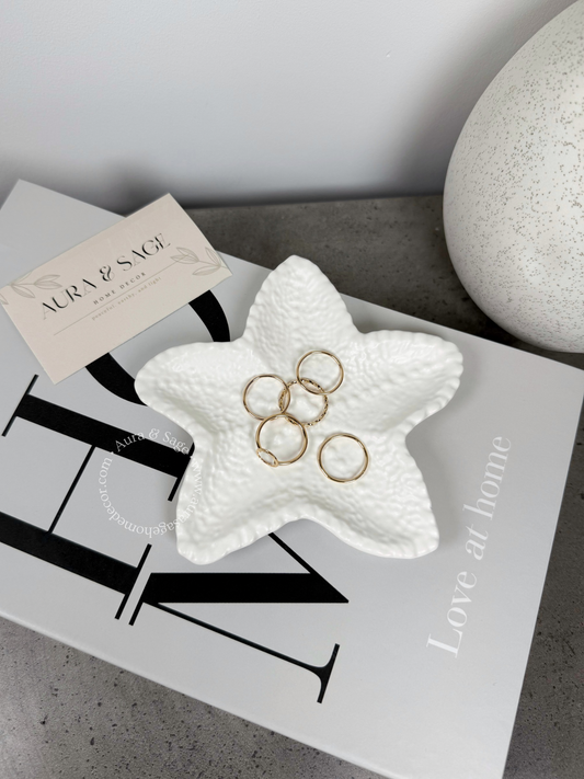 Starfish Decorative Tray | Jewelry Holder | Trinket Tray