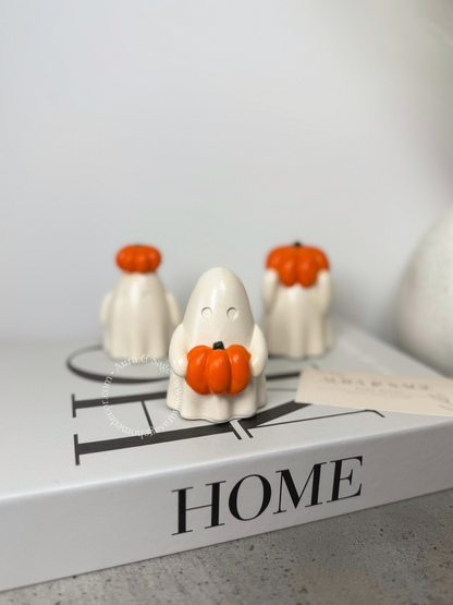 Pumpkin Ghost Decor