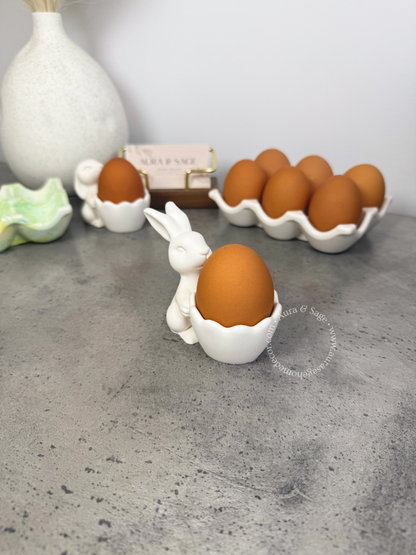 Willow Bunny Egg Holder | Easter Egg Holder | Jesmonite Bunny Decor | Spring Table Decor
