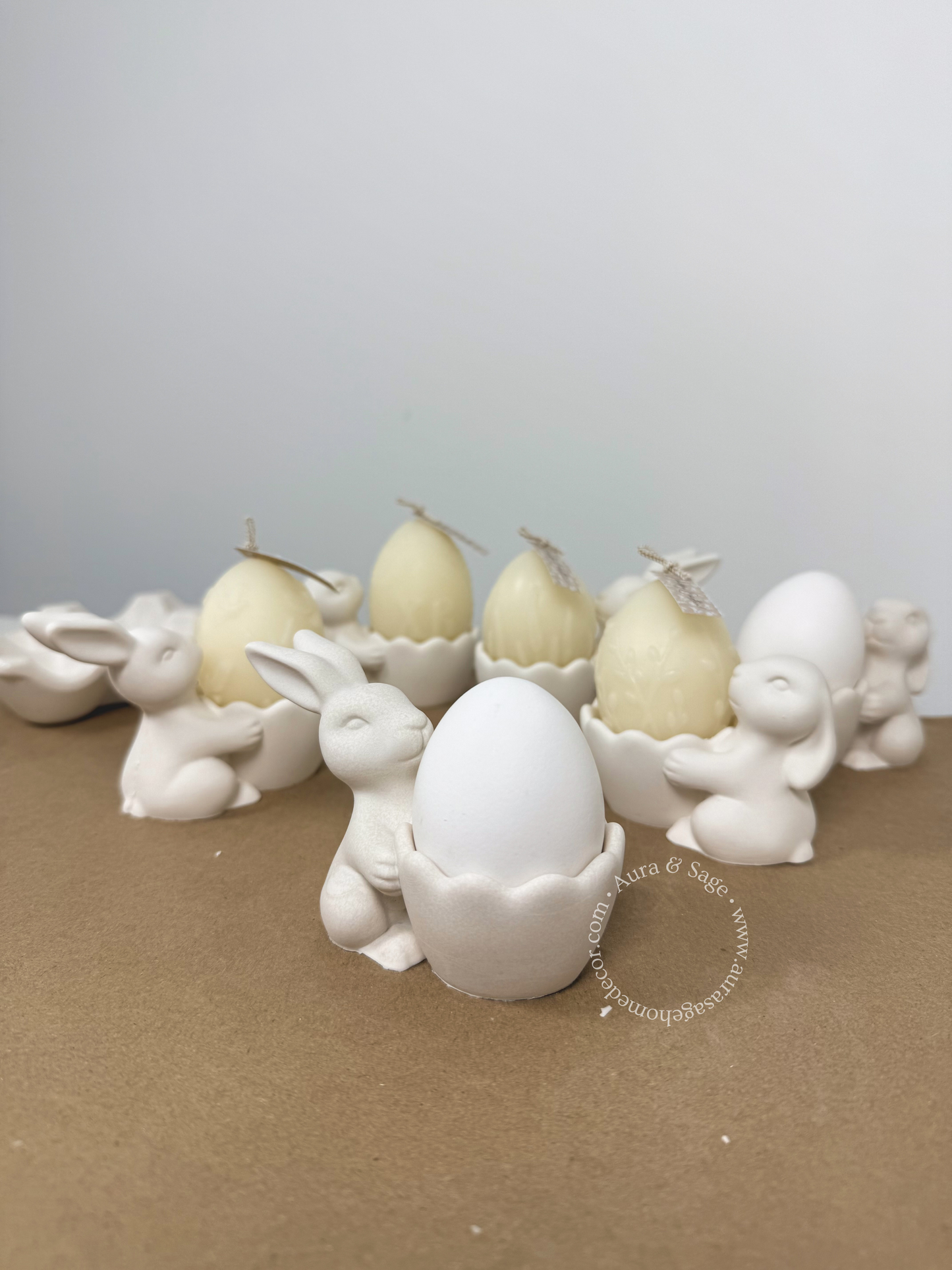 Willow Bunny Egg Holder | Easter Egg Holder | Jesmonite Bunny Decor | Spring Table Decor