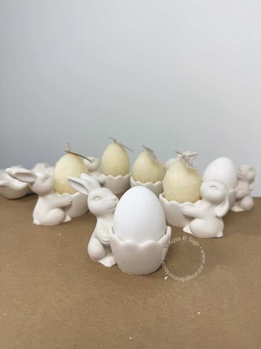 Willow Bunny Egg Holder | Easter Egg Holder | Jesmonite Bunny Decor | Spring Table Decor