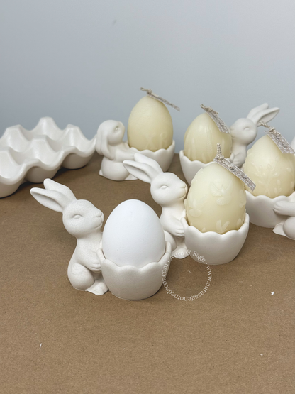 Willow Bunny Egg Holder | Easter Egg Holder | Jesmonite Bunny Decor | Spring Table Decor
