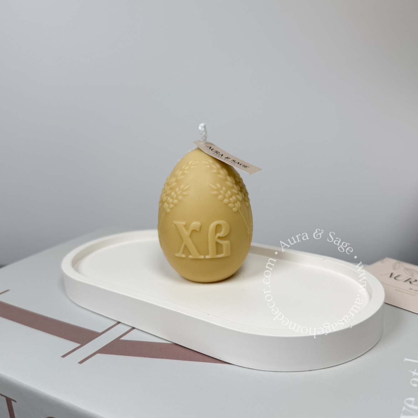 Easter Egg Pillar Soy Candle