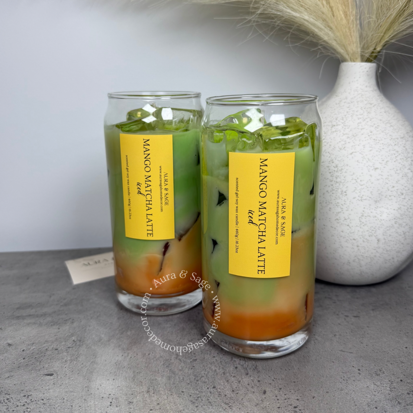 Mango Matcha Latte Iced | Scented Candle
