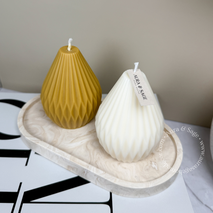 Petite Origami Lantern Pillar Soy Candle