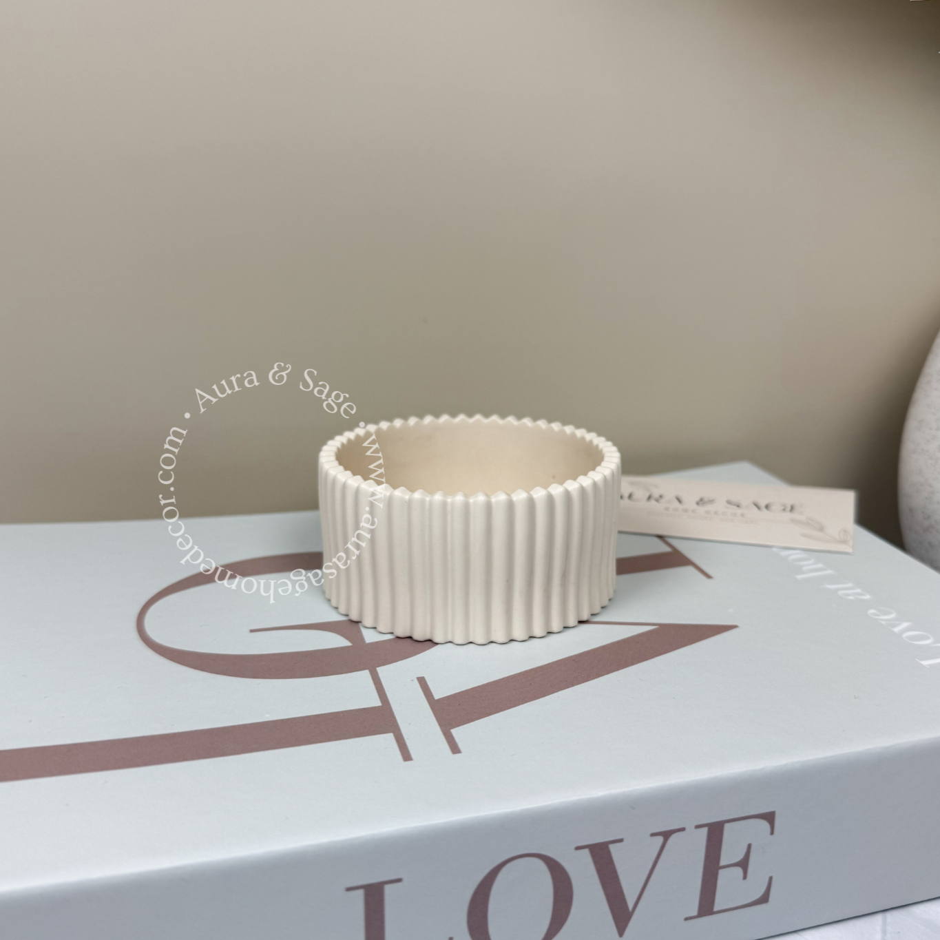 Stripped Jewelry Jar